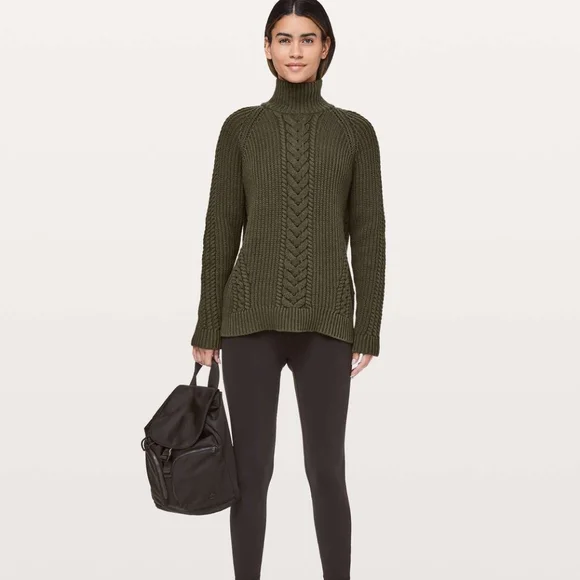 lululemon athletica Sweaters Lululemon Bring The Cozy Turtleneck Poshmark